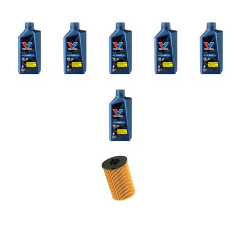 Kit filtro olio e 6L compatibile con Skoda Octavia III 2.0 RS 169kw Dal 2015