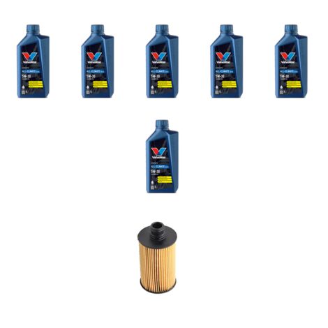 Kit filtro olio e 6L compatibile con Ssangyong Actyon 2.0 Xdi 114kw dal 2011