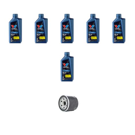 Kit filtro olio e 6L compatibile con Toyota Corolla IX Verso 2.0 D4-D 66kw Dal 2002