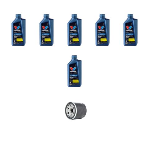 Kit filtro olio e 6L compatibile con Toyota Corolla IX Verso 2.0 D4-D 85kw Dal 2004
