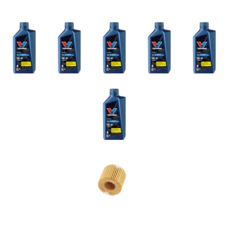 Kit filtro olio e 6L compatibile con Toyota Corolla IX Verso 2.2 D-4D 100kw Dal 2005