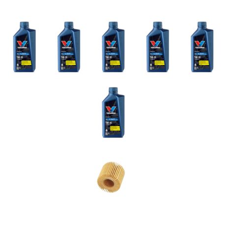 Kit filtro olio e 6L compatibile con Toyota Rav 4 III 2.2 D-4D 100kw Dal 2006