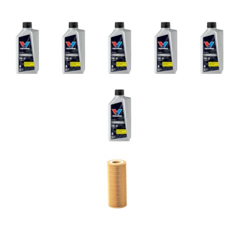 Kit filtro olio e 6L compatibile con Volvo C30 2.0 D4 130kw Dal 2010