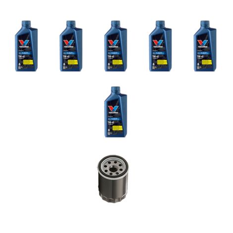 Kit filtro olio e 6L compatibile con Volvo C70 I 2.0 20V 132Kw dal 1997 al 2005