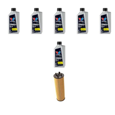Kit filtro olio e 6L compatibile con Volvo C70 I 2.4 20V Turbo 142Kw dal 1997 al 2005