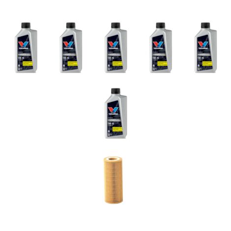 Kit filtro olio e 6L compatibile con Volvo C70 II 2.0 D3 110kw Dal 2010