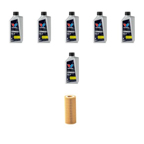 Kit filtro olio e 6L compatibile con Volvo S40 II 2.4 CDI 120kw dal 2007 al 2010