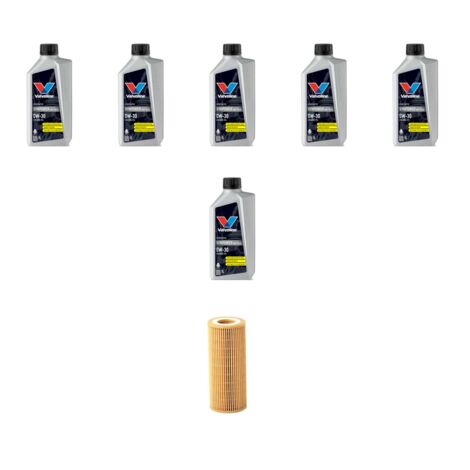 Kit filtro olio e 6L compatibile con Volvo S40 II 2.5 T5 162Kw dal 2004 al 2007