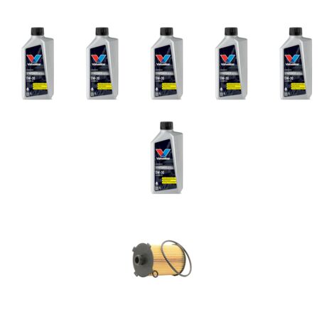 Kit filtro olio e 6L compatibile con Volvo S60 II V60 Cross Country 1.5 T2 90kw dal 2015