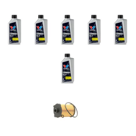 Kit filtro olio e 6L compatibile con Volvo S60 II V60 Cross Country 2.0 D3 110kw dal 2015