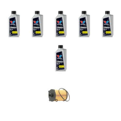 Kit filtro olio e 6L compatibile con Volvo S60 II V60 Cross Country 2.0 D5 165kw dal 2015