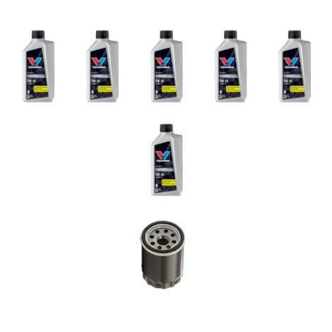 Kit filtro olio e 6L compatibile con Volvo S60 II V60 Cross Country 2.0 T 149Kw dal 2010 al 2012