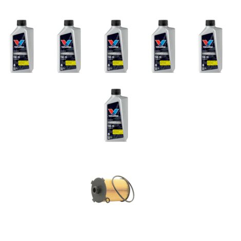 Kit filtro olio e 6L compatibile con Volvo S60 III V60 II Cross Country 2.0 T6 228kw Dal 2018