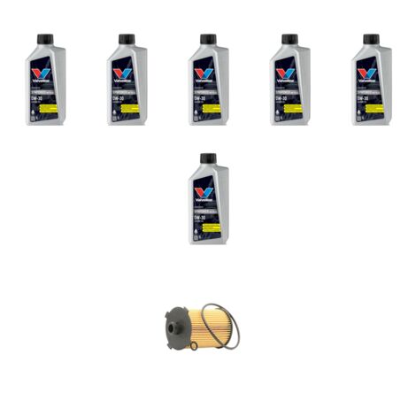 Kit filtro olio e 6L compatibile con Volvo S60 III V60 II Cross Country 2.0 T8 Twin Engine Polestar 233kw Dal 2019