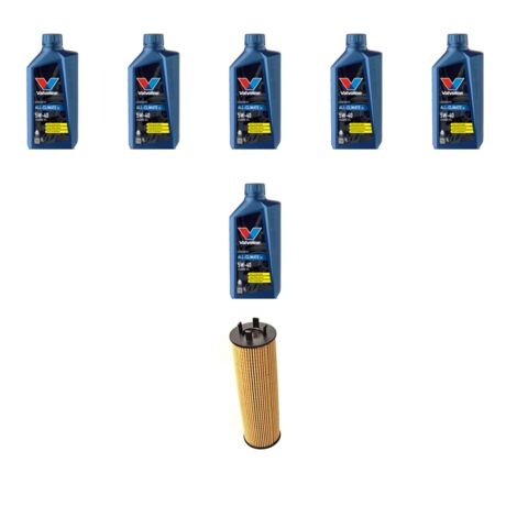 Kit filtro olio e 6L compatibile con Volvo S80 2.0 Turbo 132Kw dal 1999 al 2006