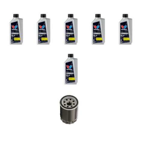 Kit filtro olio e 6L compatibile con Volvo S80 II 2.0 T5 177kw dal 2010