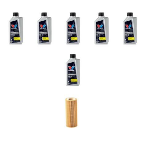 Kit filtro olio e 6L compatibile con Volvo S80 II 2.4 D 129kw dal 2009