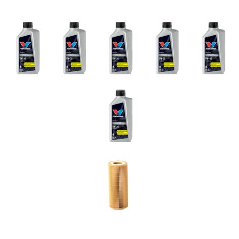 Kit filtro olio e 6L compatibile con Volvo S80 II 2.5 T 147Kw dal 2006 al 2009