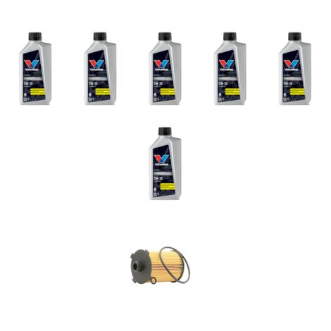 Kit filtro olio e 6L compatibile con Volvo S90 II 2.0 T8 Polestar 233 dal 2018