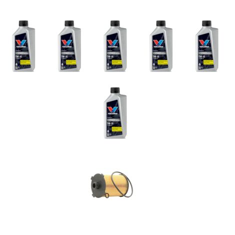 Kit filtro olio e 6L compatibile con Volvo S90II/V90II 2.0 T6 Hybrid 240kw dal 2017