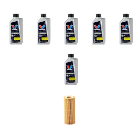 Kit filtro olio e 6L compatibile con Volvo V40 II V40 Cross Country Dal 2.5 T5 183kw dal 2014