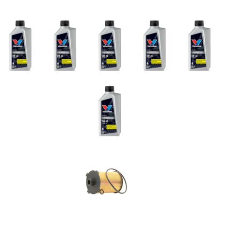 Kit filtro olio e 6L compatibile con Volvo V60 2.0 T4 140Kw dal 2015