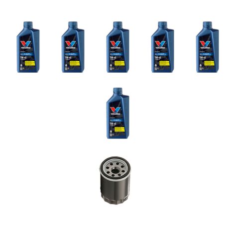 Kit filtro olio e 6L compatibile con Volvo V70 2.0 105Kw dal 97 al 2003