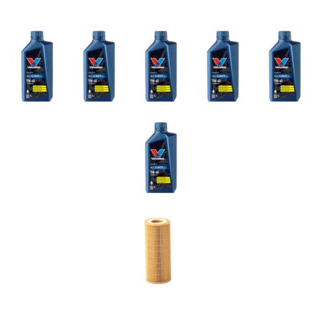 Kit filtro olio e 6L compatibile con Volvo V70 II 2.4 D 96Kw dal 2001 al 2007