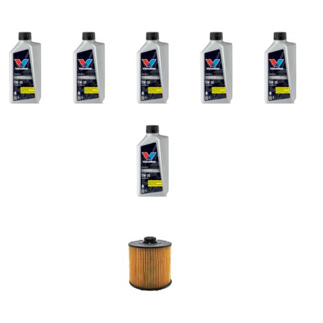 Kit filtro olio e 6L compatibile con Volvo XC40 1.5 T3 115Kw dal 2018