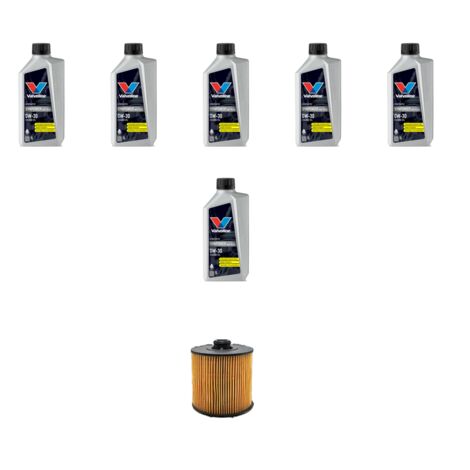 Kit filtro olio e 6L compatibile con Volvo XC40 2.0 B5 Mild Hybrid 184Kw dal 2019