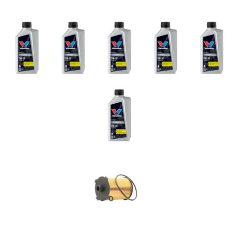 Kit filtro olio e 6L compatibile con Volvo XC60 2.0 T6 225kw Dal 2013
