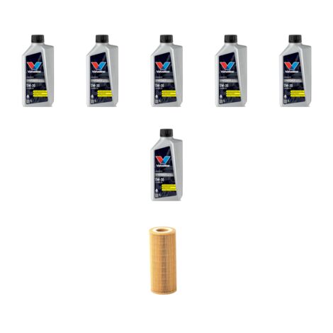 Kit filtro olio e 6L compatibile con Volvo XC60 2.5 T5 187Kw dal 2014 al 2017