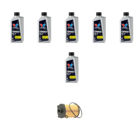 Kit filtro olio e 6L compatibile con Volvo XC90 II 2.0 D5 Polestar 177kw Dal 2018