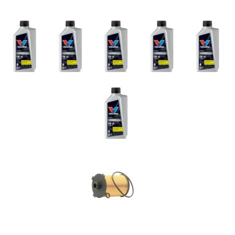 Kit filtro olio e 6L compatibile con Volvo XC90 II 2.0 T6 AWD 228kw Dal 2027