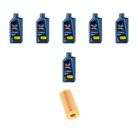 Kit filtro olio e 6L compatibile con Vw Golf VII (5G1/BA5) 2.0 GTI 162kw Dal 2013
