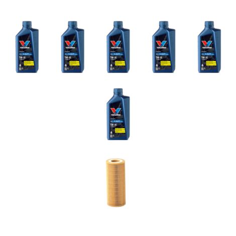 Kit filtro olio e 6L compatibile con Vw New Beetle / Cabrio (5C) 2.0 TSI 155kw Dal 2012