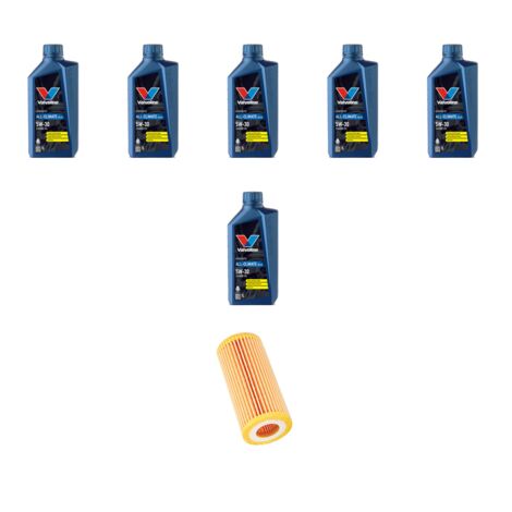 Kit filtro olio e 6L compatibile con Vw New Beetle / Cabrio (5C) 2.0 TSI 162kw Dal 2014