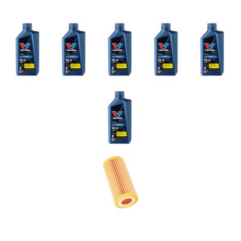 Kit filtro olio e 6L compatibile con Vw Touareg III 2.0 TSI (CR) 183Kw dal 2018