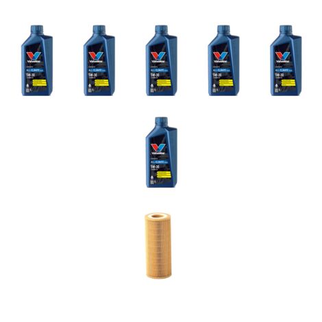 Kit filtro olio e 6L compatibile con Vw Touareg III 3.0 TDI (CR) 210Kw dal 2018