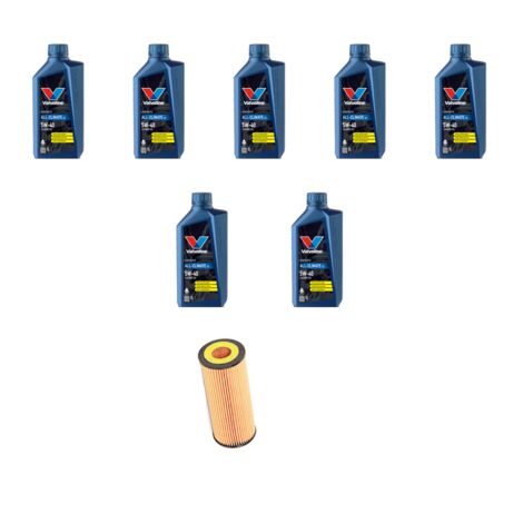 Kit filtro olio e 7L compatibile con Alfa Romeo 159 (939) 2.4 Jtdm 20v 147kw dal 2005 al 2011