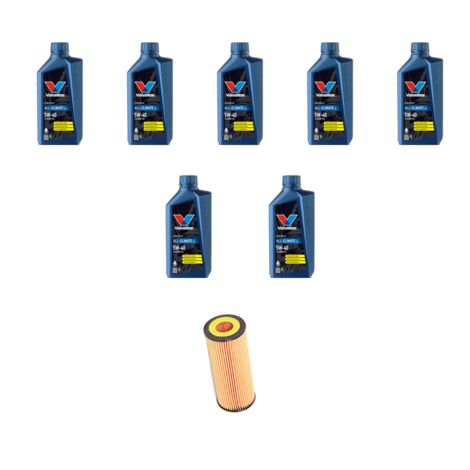 Kit filtro olio e 7L compatibile con Alfa Romeo Brera (939) 2.4 jtdm 147kw dal 2005