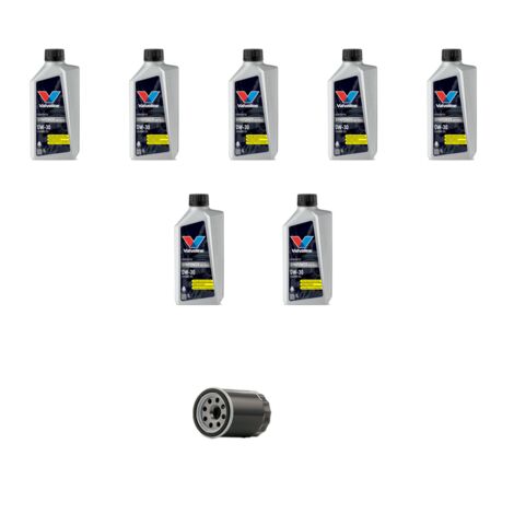 Kit filtro olio e 7L compatibile con Alfa Romeo Stelvio(949) 2.0 Turbo 206kw 2016