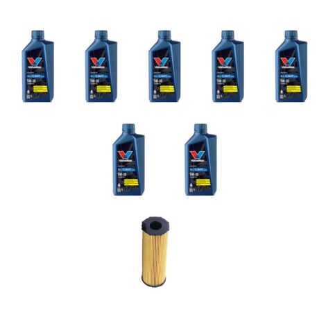 Kit filtro olio e 7L compatibile con Audi A4 (B8) 3.0 tdi 176kw dal 2007 al 2012