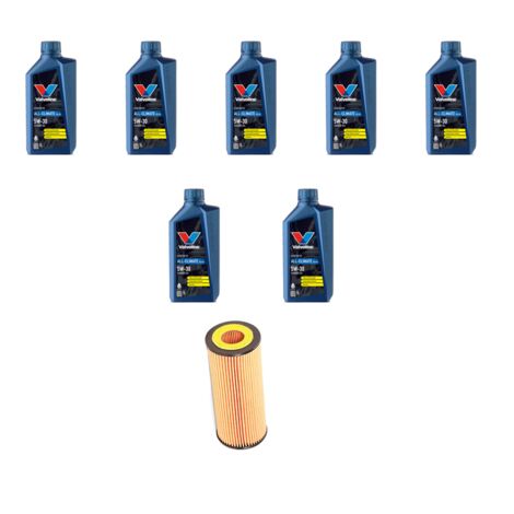 Kit filtro olio e 7L compatibile con Audi A7 (4GA,4GF) 3.0 tdi 150kw dal 2010