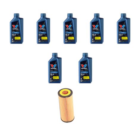 Kit filtro olio e 7L compatibile con Audi A8 (4H) 3.0 TFSI 245kw dal 2010