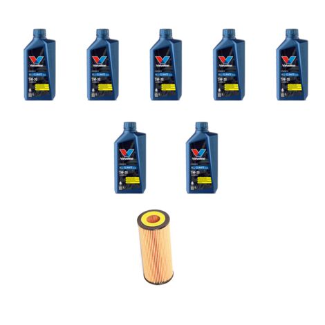 Kit filtro olio e 7L compatibile con Audi ALLROAD II (4FH) 3.2 FSI 188kw dal 2006