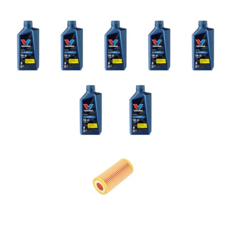 Kit filtro olio e 7L compatibile con Audi Q3 (8UB,8UG) 2.5 tfsi 270kw dal 2015