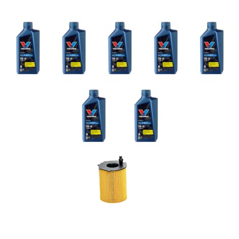 Kit filtro olio e 7L compatibile con Audi Q5 (8RB) 3.0 tdi 230kw dal 2012