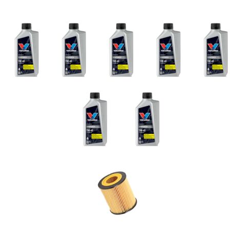 Kit filtro olio e 7L compatibile con Bmw serie 5 (E60/E61) 525i 160kw dal 2005 al 2010