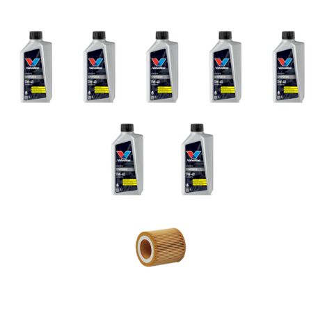 Kit filtro olio e 7L compatibile con Bmw serie 5 (E60/E61) 530i 170kw dal 2003 al 2005